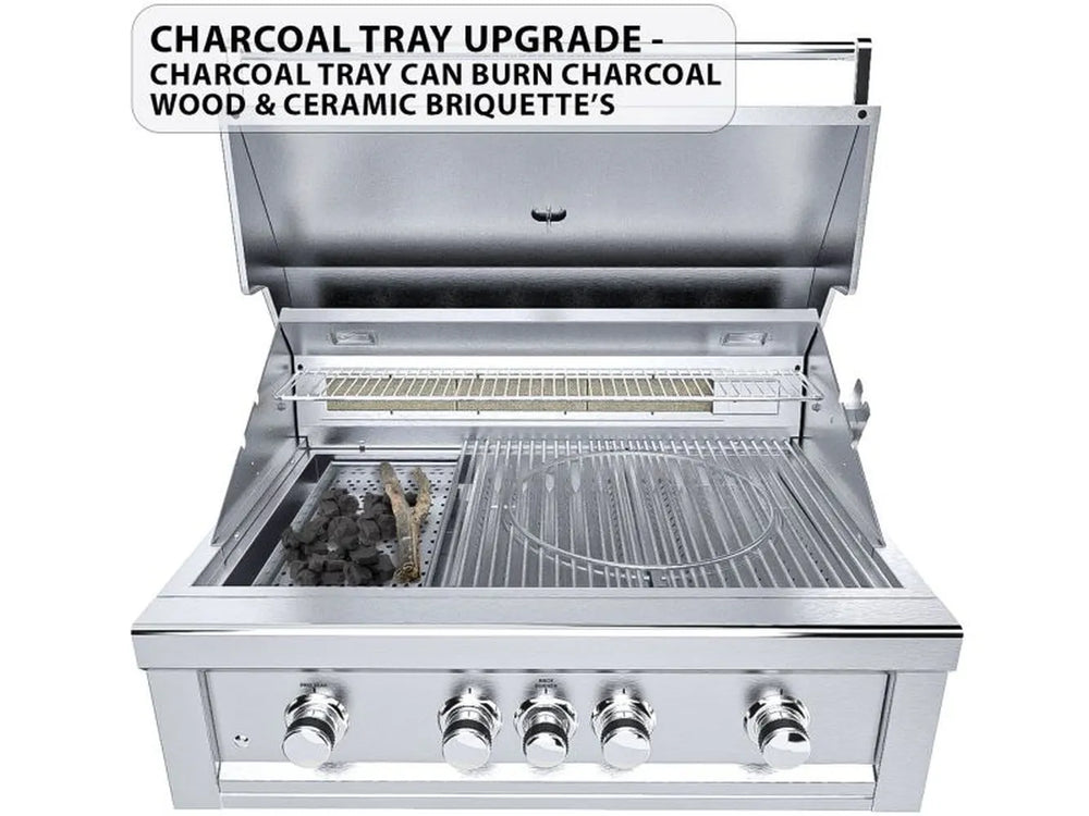 Sunstone RUBY4BIR charcoal tray upgrade for charcoal, wood, and ceramic briquettes