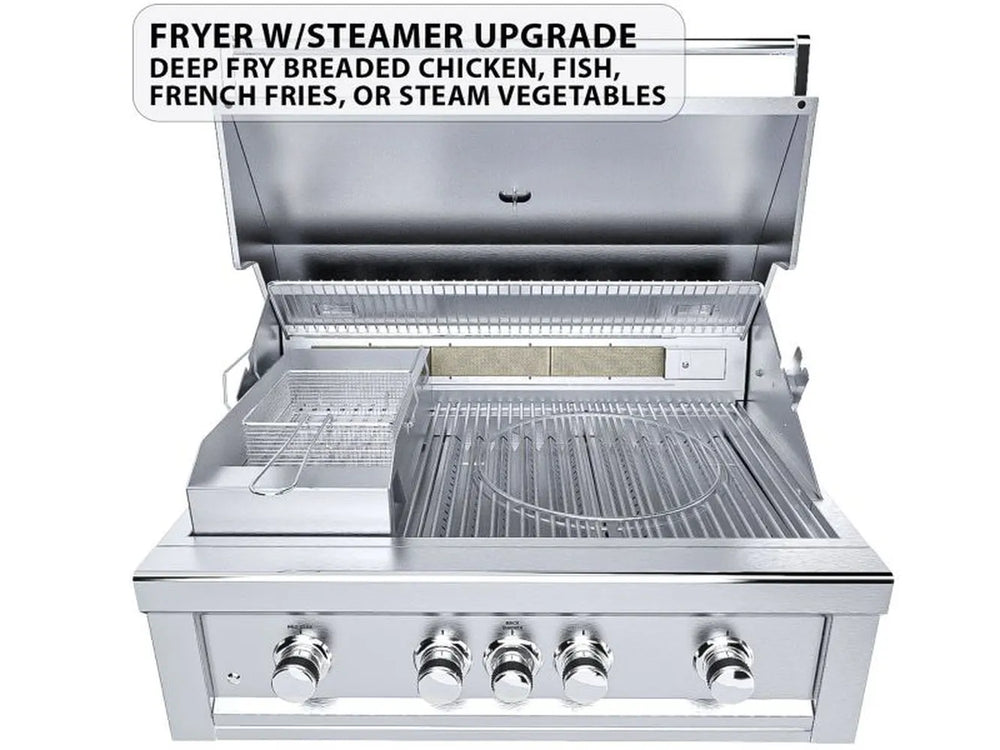 Sunstone RUBY4BIR fryer and steamer upgrade for deep frying and steaming vegetables