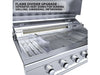 Sunstone RUBY5BIR flame divider upgrade for separated heat zones and precision grilling
