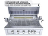 Sunstone RUBY5BIR dual rotisserie rod upgrade for simultaneous rotisserie grilling