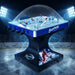 Hathaway Breakaway Dome Hockey table rendered in a dramatic hockey arena setting with bright stadium lights, lightning effects, and ice rink background, showcasing its dynamic look.