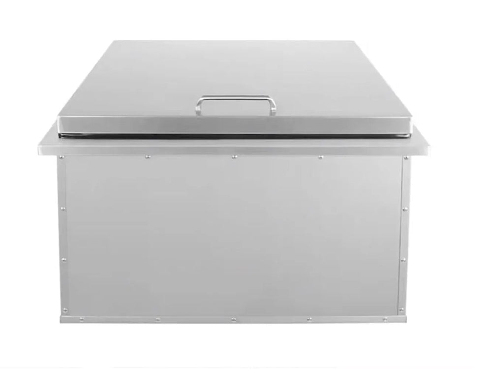 Wildfire WFSIC 304 Stainless Small Ice Chest Closed Lid Front View