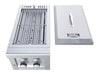 Sunstone SUN13CPRO 13-inch Pro Burner with 304 stainless steel grates and removable cover