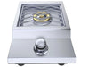 Sunstone SUN13VSB 13" built-in single side burner with heavy-duty stainless steel grate