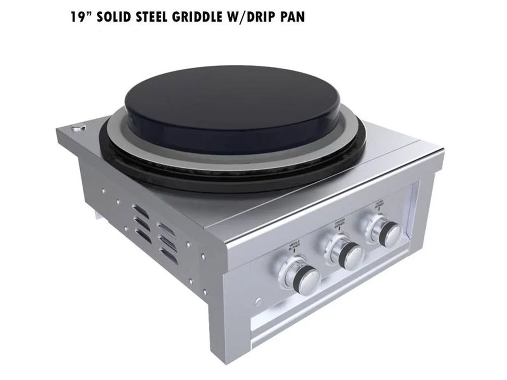 Sunstone SUN24PCB removable 20-inch 3-in-1 304 stainless steel circular cooking grids