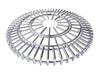 Sunstone SUN24PCB large stainless steel hood with top vent and built-in temperature gauge