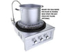 Sunstone SUN24PCB cold-water pot filler with flexible neck spout for stock pot cooking