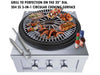 Sunstone SUN24PCB close-up temperature gauge and stainless steel hood handle