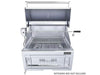 Sunstone SUNCHSZ28 28-inch charcoal grill with optional rotisserie rod system (not included)