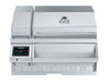 Sunstone SUNPLT40 40-inch pellet grill closed lid with digital touchscreen control panel