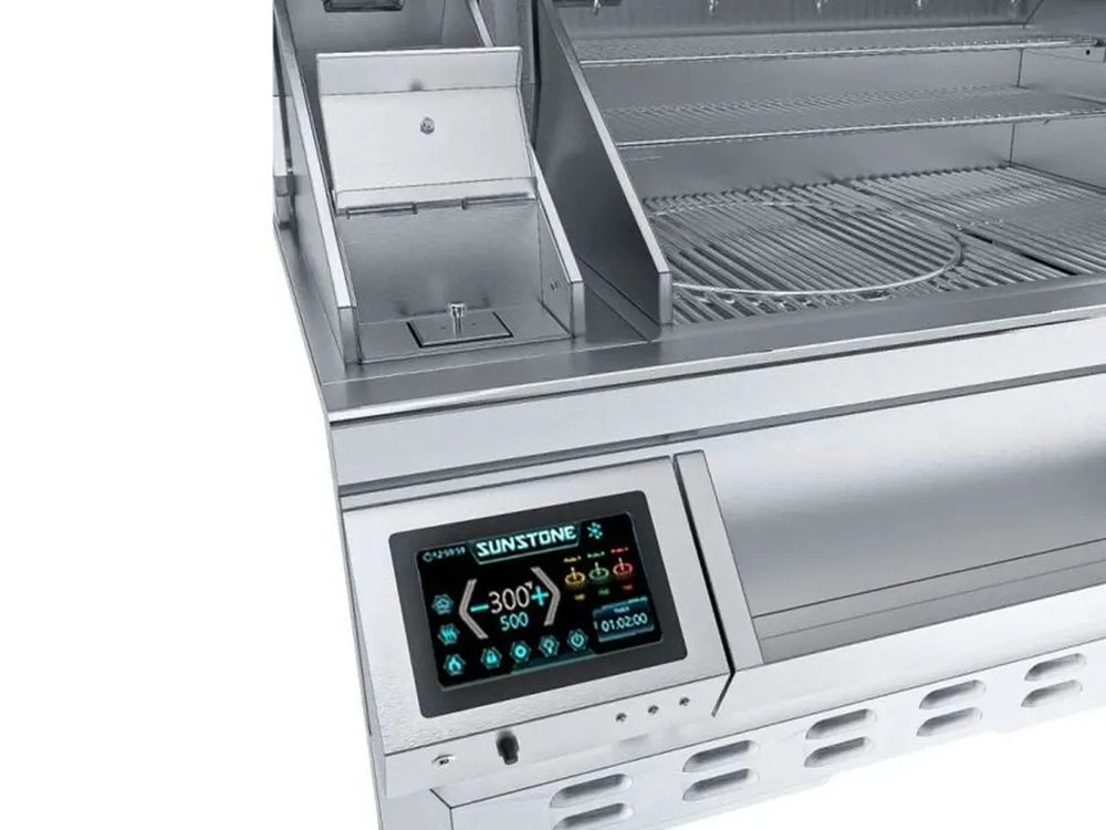 Sunstone SUNPLT40 digital control display showing 300+ degree temperature setting