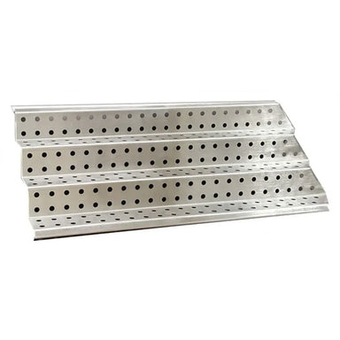 Sunstone P-FL-5B stainless flavor zone warming grid for 42-inch grill, perforated heat plates for even heat distribution and flare-up control.
