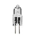 Sunstone P-GLB grill light bulb replacement for Ruby Grills, clear halogen capsule lamp with two-pin base, close-up on white background