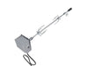 Sunstone P-RK-4B rotisserie kit for 4-burner grills, stainless spit rod with forks, motor housing, handle, and power cord on white background.
