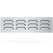 Sunstone Vent-S 15-inch by 4.5-inch louvered vent panel made of heavy-duty 304 stainless steel for professional outdoor kitchen island ventilation.