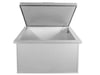 Wildfire WFSIC 304 Stainless Small Ice Chest Open Lid Front View