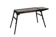Angled view of the Blackstone Omni Leg Stand with one side shelf – perfect for griddles, pizza ovens, and prep are